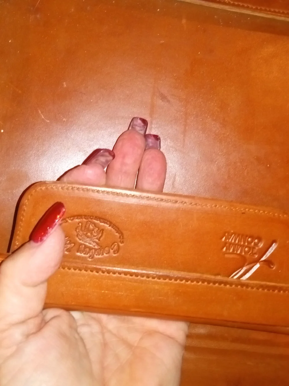Tommy Conway Custom Made Leather Tablet Cover in Tan